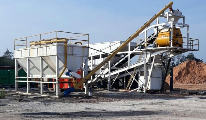 Mobile Batching Plant Dry Mix System